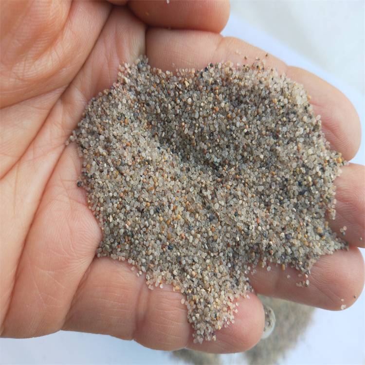 洁亿矿产批发油田压裂砂钻井用石英砂高硬度圆粒砂