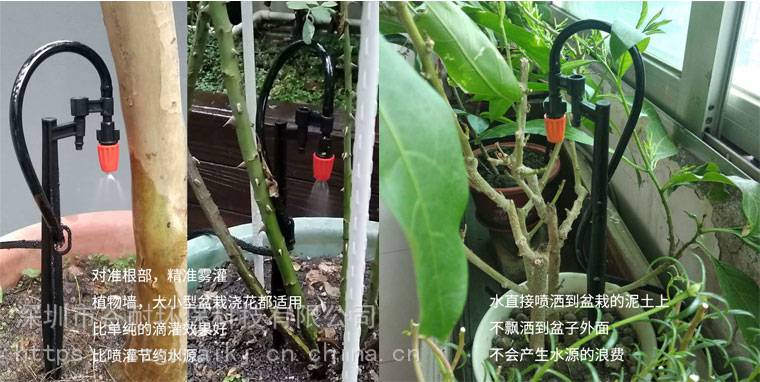 驻马店阳台花草智能喷淋装置喷头供应商销售阳台种菜自动浇水系统