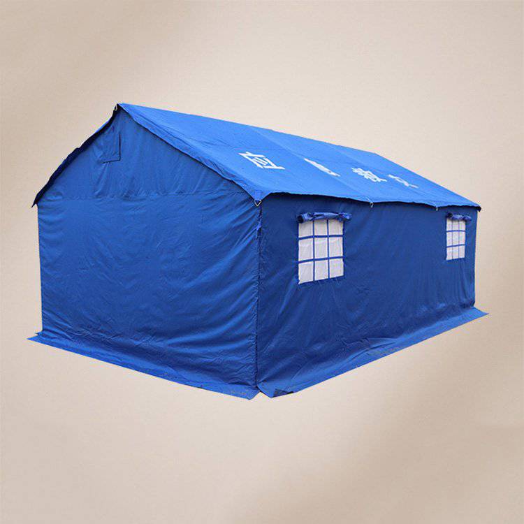 户外应急救灾帐篷民政防疫12平米指挥防汛救援储备物资棉救灾帐篷