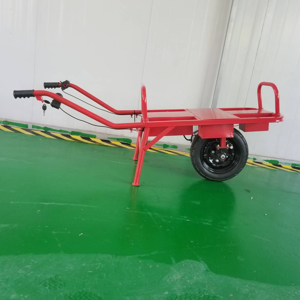 电动助力手推车农用拉货独轮车山区农作物运输工具