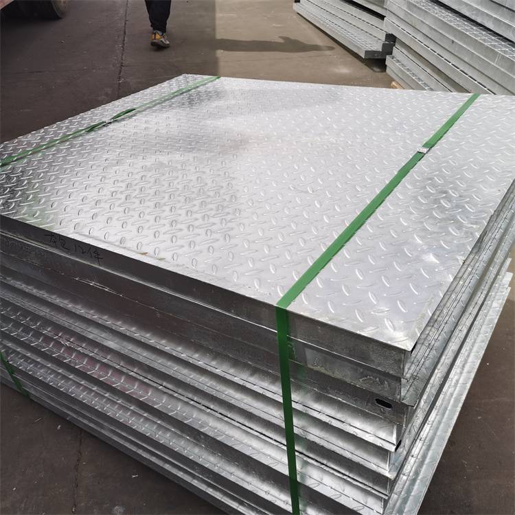 室内外电缆沟钢盖板花纹板压花格栅盖板不锈钢材质苏扬