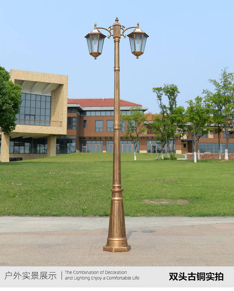 绵阳涪城太阳能庭院灯厂家/别墅小区景区公园照明灯具