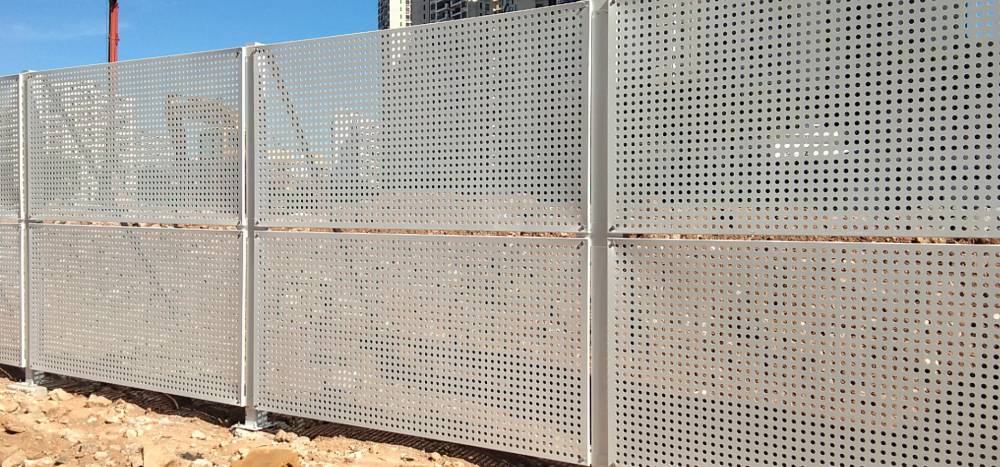 冲孔网围栏冲孔板护栏围挡工地洞洞板围挡彩钢隔离板