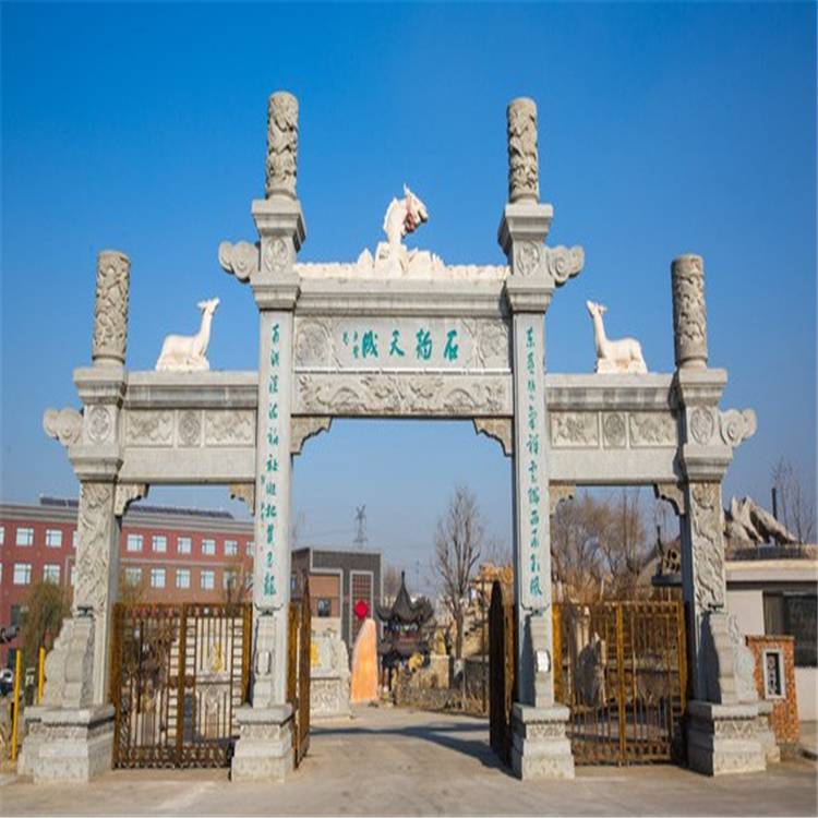 青海省玉树大理石牌楼定制规格