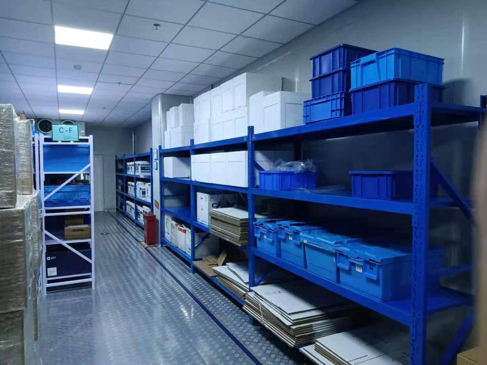 多乐士乳胶漆货架蓝色仓储货架金属机油架子可订制油品架子