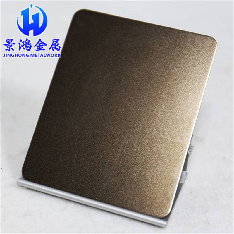 【304打砂古铜色不锈钢板 镜面喷砂彩色电梯板】价格_厂家 - 中国供应