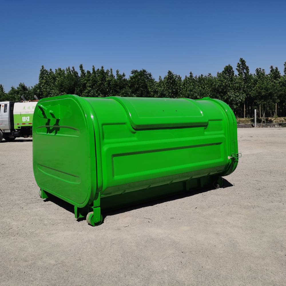 生活垃圾收集箱鸿哲新能源钩臂式垃圾箱小区垃圾中转箱落地垃圾箱