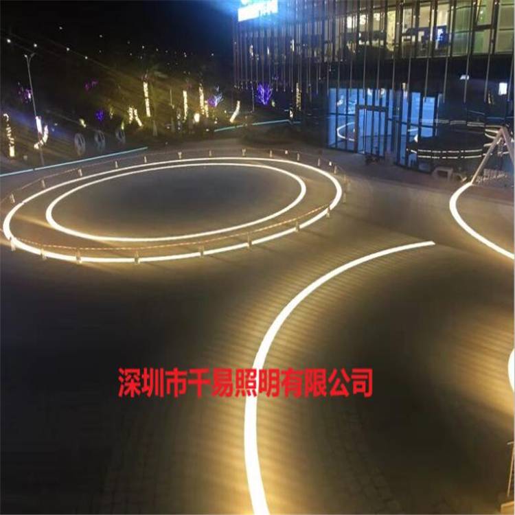 紫光LED方形地砖灯 弧线定制灯质保三年