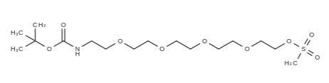 2128735-28-2，t-Boc-N-Amido-PEG5-Ms