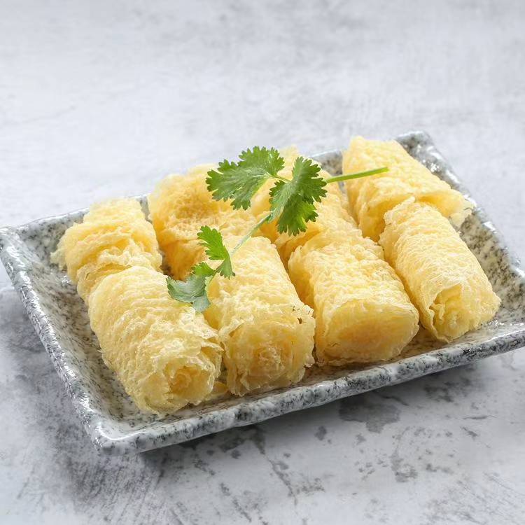 一稞一豆脆铃卷豆响铃卷豆制品炸腐皮炸腐竹火锅食材
