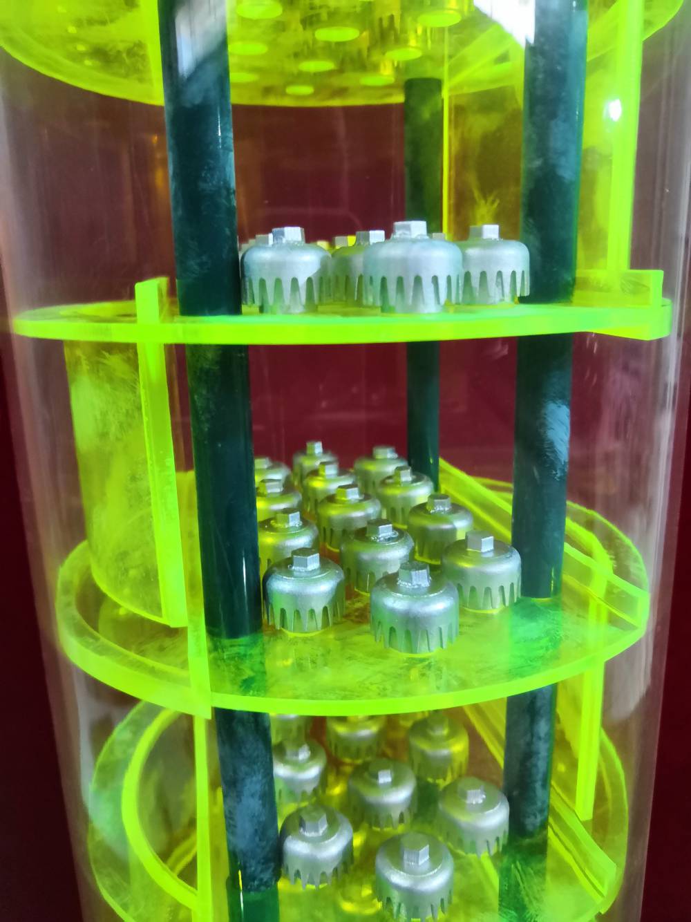 泡罩塔模型板式塔模型演示实验装置泡罩塔浮阀塔试验设备测定塔板流体