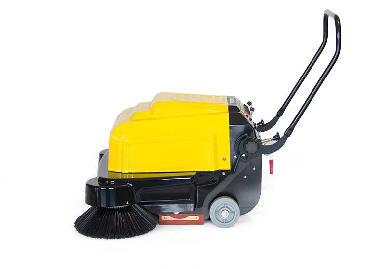 工厂车间地面扫地机手推式电动吸尘式无尘清扫车扫树叶石子粉尘