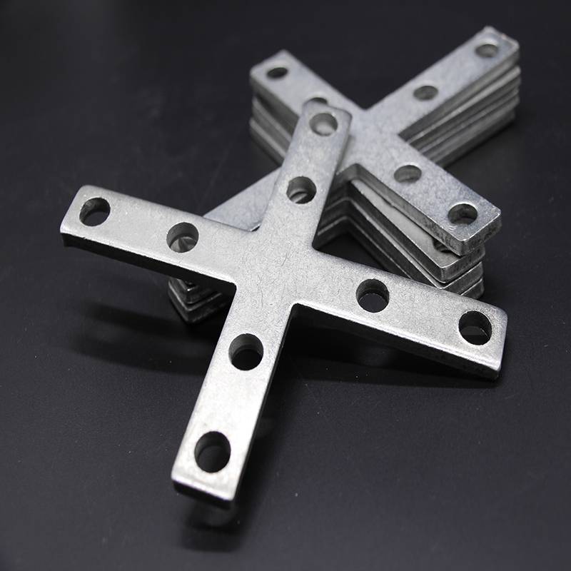 净化铝型材车间房配件接头直铁件ffu龙骨一字十字tl型转跨连接片