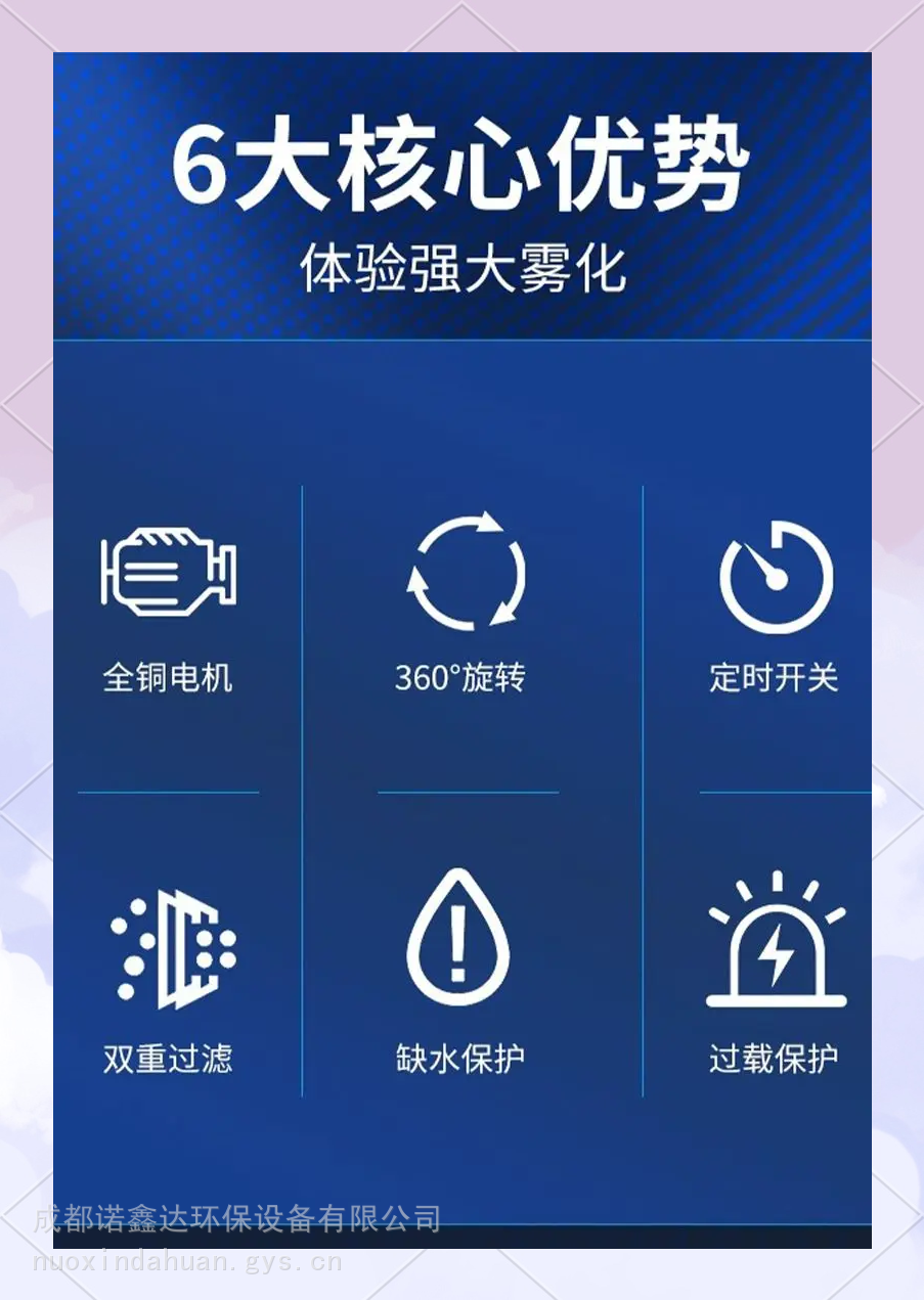 迪庆高压雾桩NXD工地旋转喷雾设备厂家