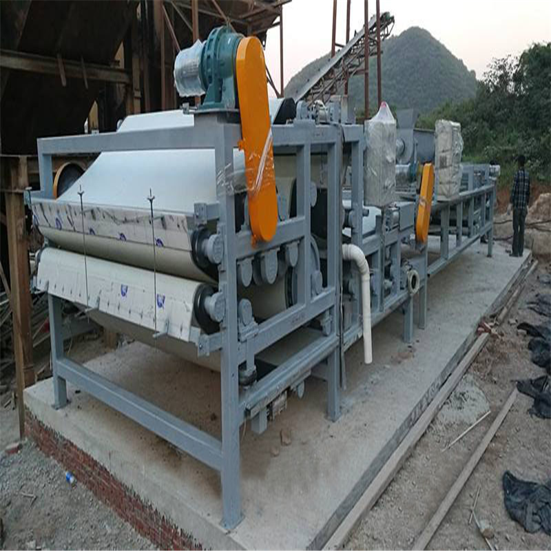 带式压泥机带式压滤机蝶螺式污泥脱水机小型污泥压滤机