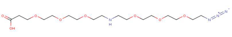 2183440-72-2，N-(Azido-PEG3)-NH-PEG3-acid HCl salt
