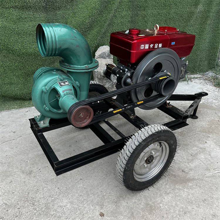 农用排涝大流量抽水泵悬挂架子带离心泵工程抢险中型排涝水泵