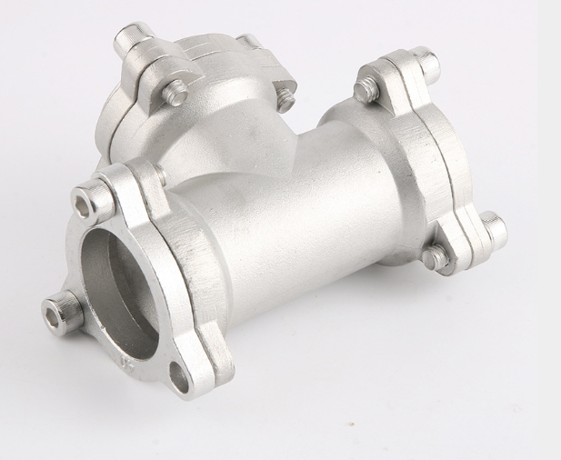 法兰等径三通卡凸环薄壁304不锈钢管头接头精铸水件接头厂家