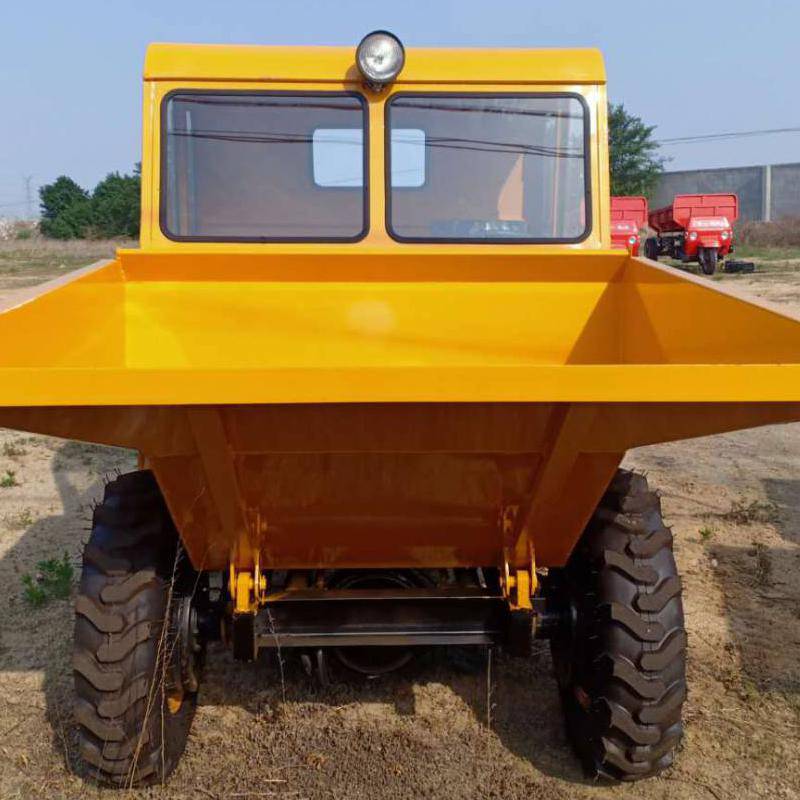 前自卸液压翻斗车大型全封闭翻斗车工程四轮翻斗车图片