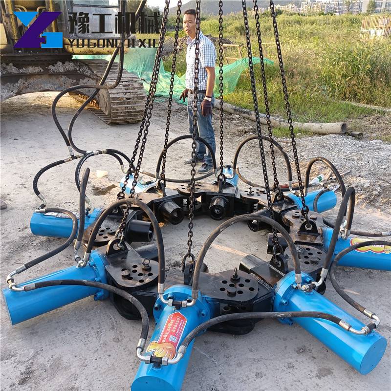 西藏山南地区水泥桩液压破桩机桩头机河南豫工 西藏山南地区水泥桩液压破桩机桩头机河南豫工