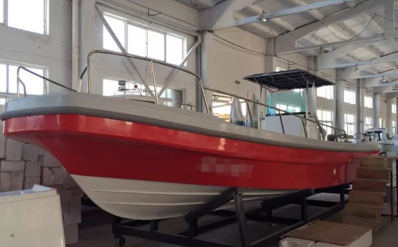 渔尚游艇ffb960s玻璃钢作业船工作艇