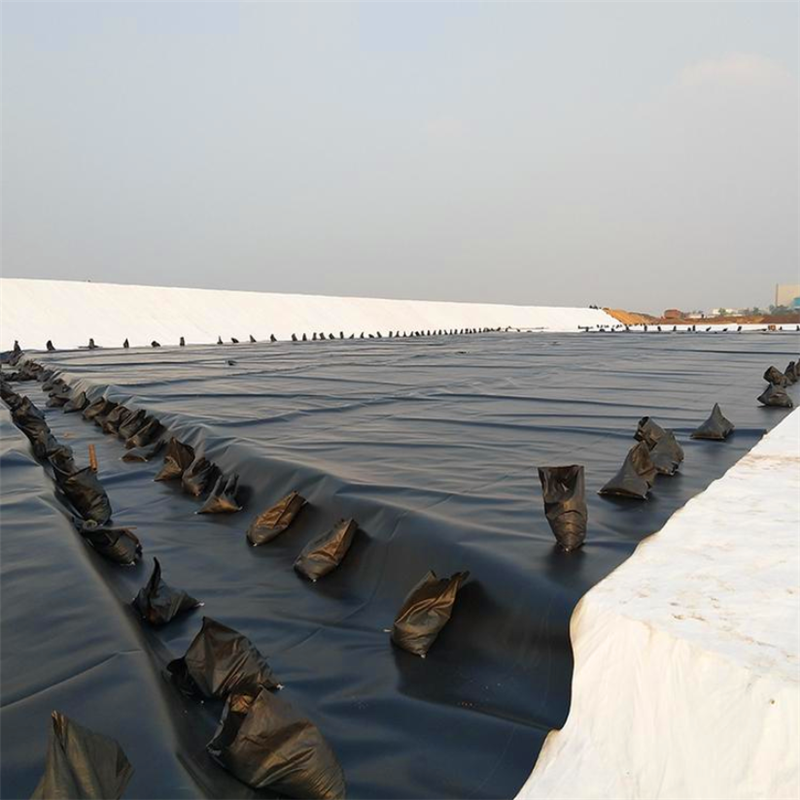 恩施危化品仓库基础防渗地膜10mm厚聚乙烯膜隔离层hdpe土工膜供应图片