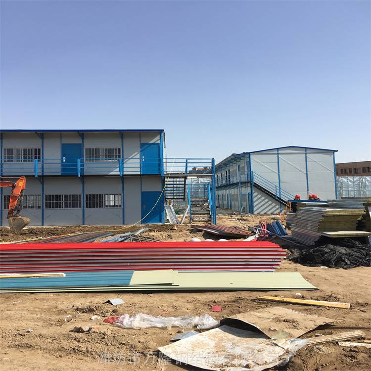 彩钢雨棚搭建济宁彩钢板房材料工地轻质板房造价设计安装