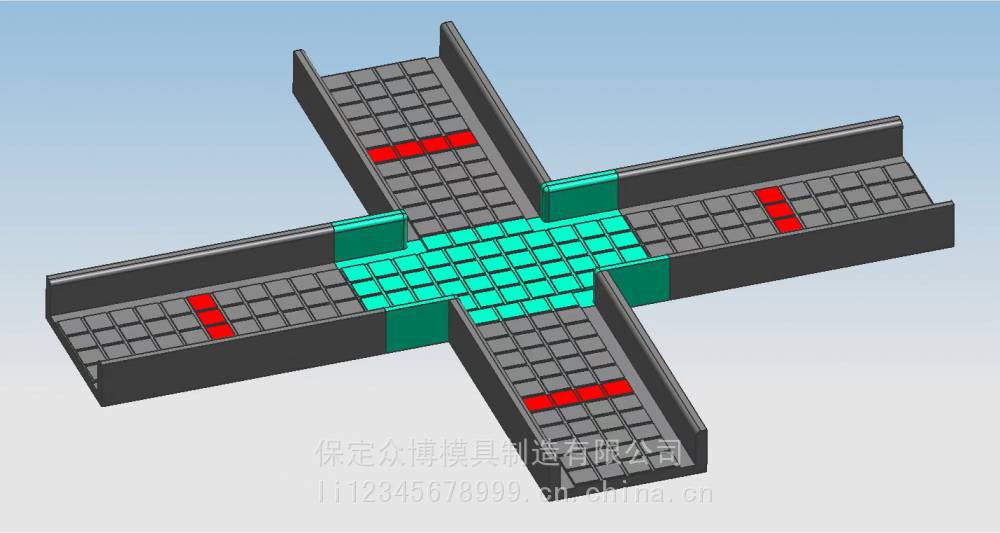 直角水泥板模具制作图图片