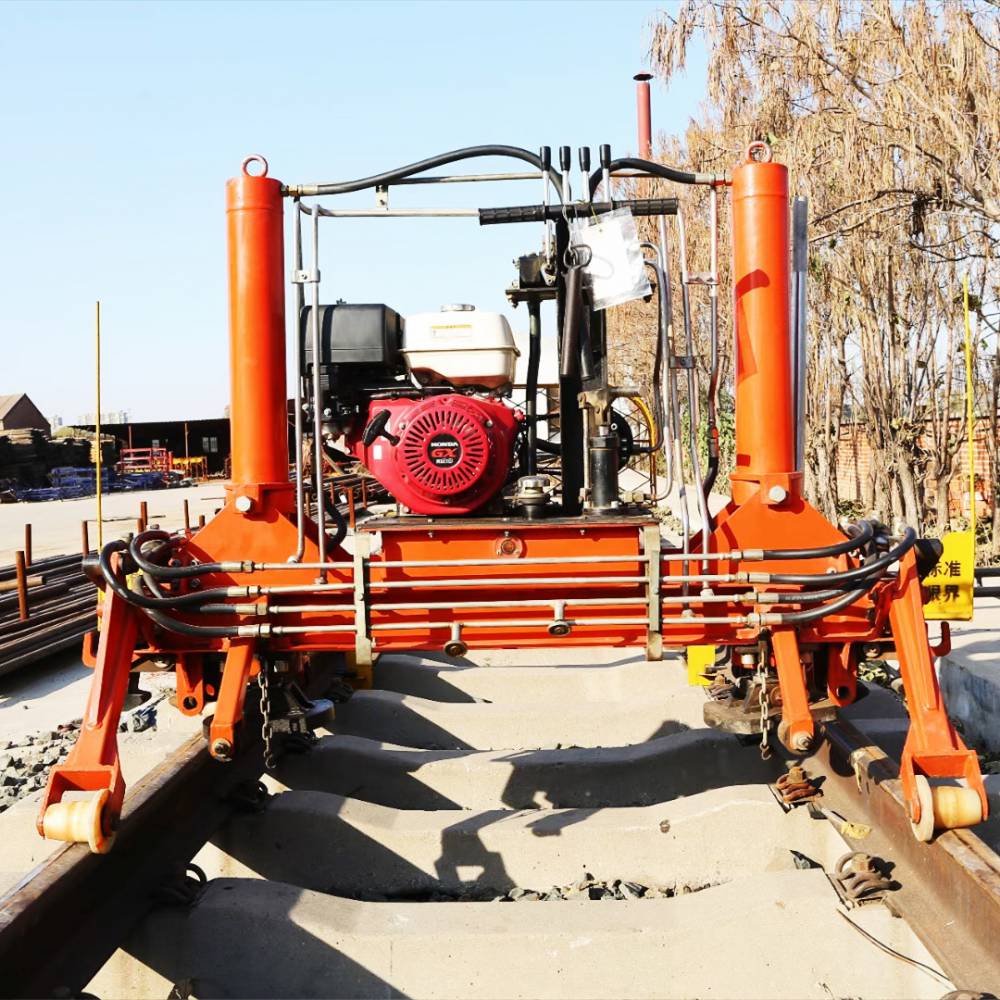 万尊铁路大型门式液压起拔道机yqbj250钢轨轨道内燃高程起拔道器