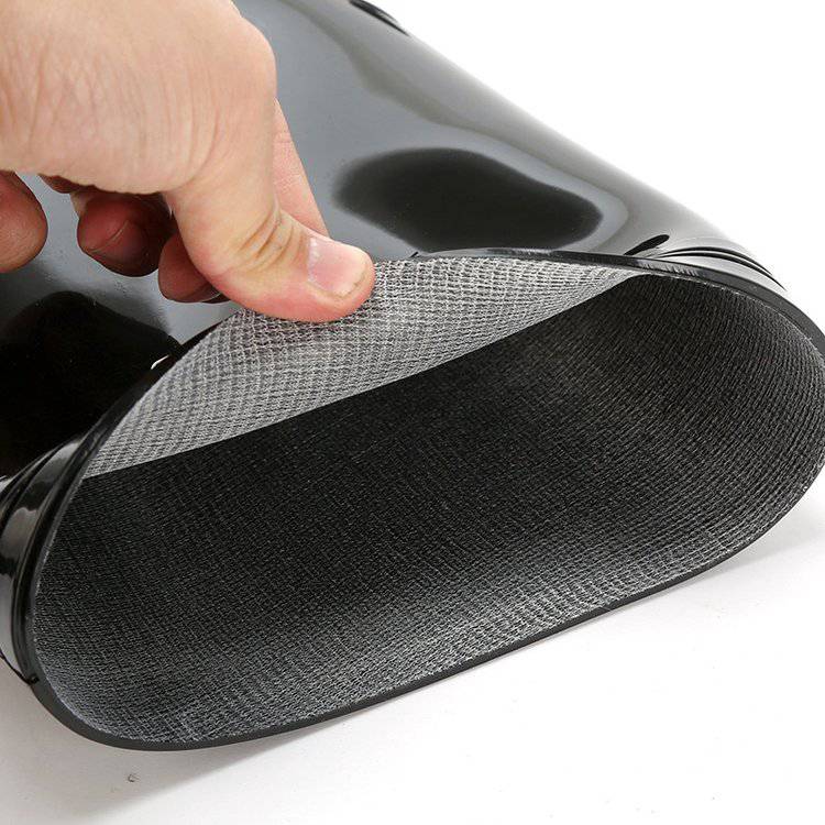 男士高筒黑色雨鞋胶鞋工地劳保防滑雨靴长筒防水pvc塑胶水鞋