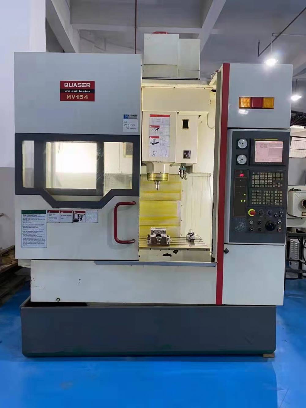 转让二手百德mv154立式加工中心二手三轴线轨立加二手加工中心图片