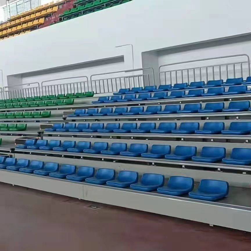 伸缩看台规格前置翻版座椅体育场活动看台青海玉树