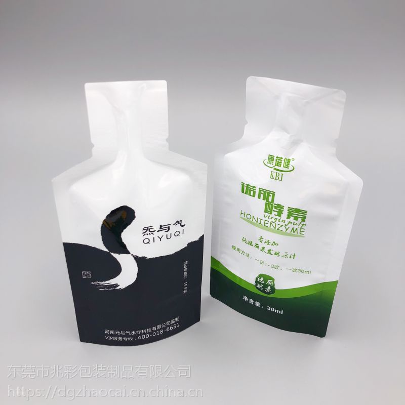30g通用胶原蛋白液铝箔内袋 白藜芦醇异性袋酵素固体饮料自立包装袋异形