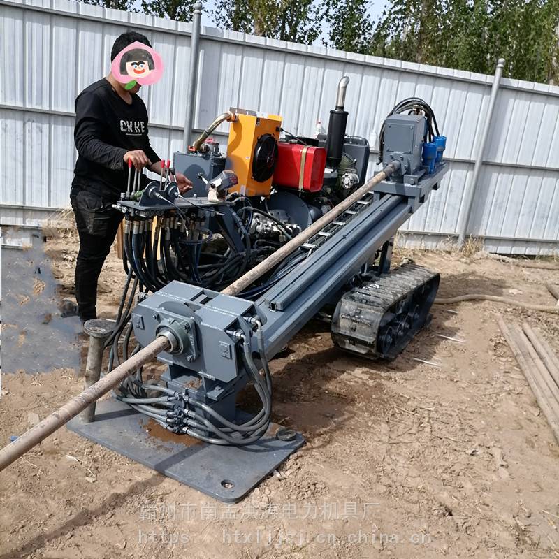 水钻打眼机地下打眼钻机小型过道顶杆机洪涛电力定向钻顶管机小型水钻