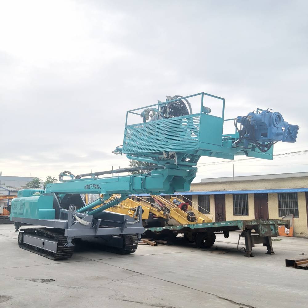 定制长臂锚固钻机履带工程勘探锚杆钻机可垂直90打孔