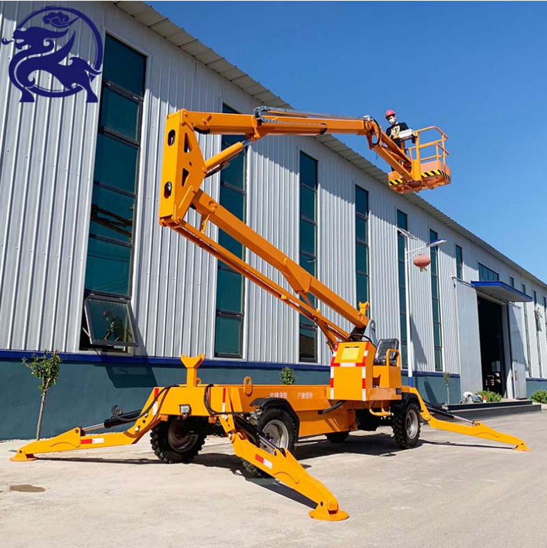 曲臂式升降平台高空作业车伸缩臂升降平台图片