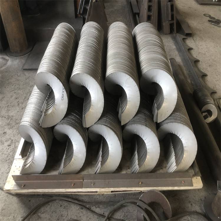 嘉隆冷轧螺旋叶片输送机配件绞龙有轴无轴粮食提升上料