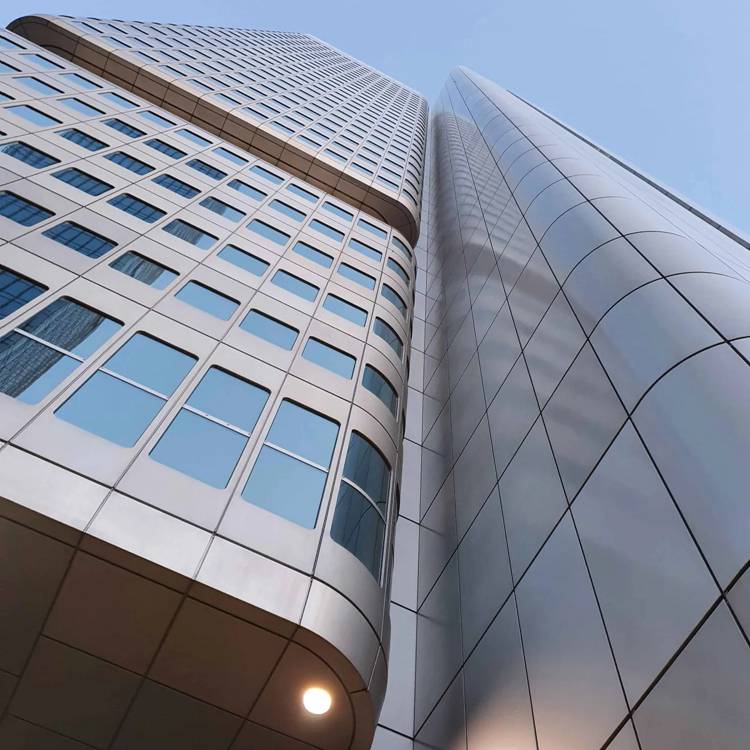 石家庄幕墙包边铝单板加工工厂尺寸可定制