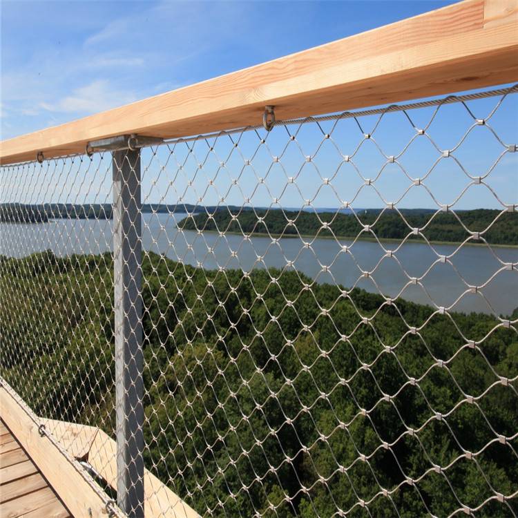 防高空坠物网君泰316不锈钢鸟类笼舍绳网图片