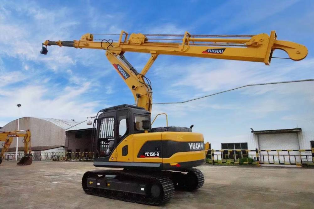 桉树采伐***机械伸缩臂拉山机 伸缩拉木机 拉山臂 抓木机