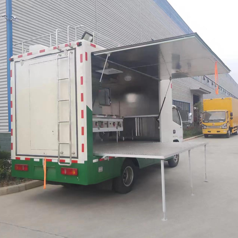 蓝牌江淮康铃野外流动餐车多功能美食小吃车