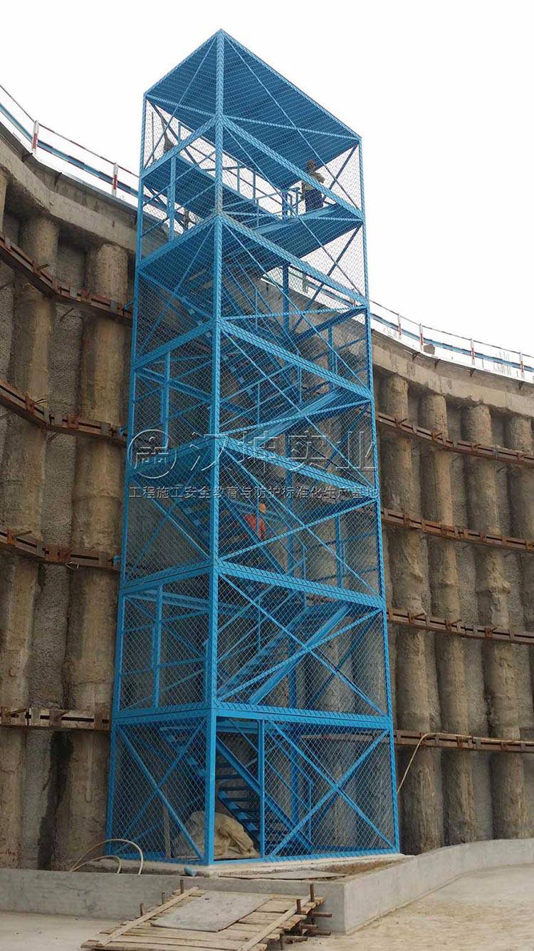 江西工地安全爬梯厂家汉坤实业