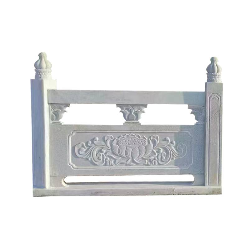 香港房山 汉白玉石栏杆 景区广场汉白玉石栏板 石雕栏板加工厂家