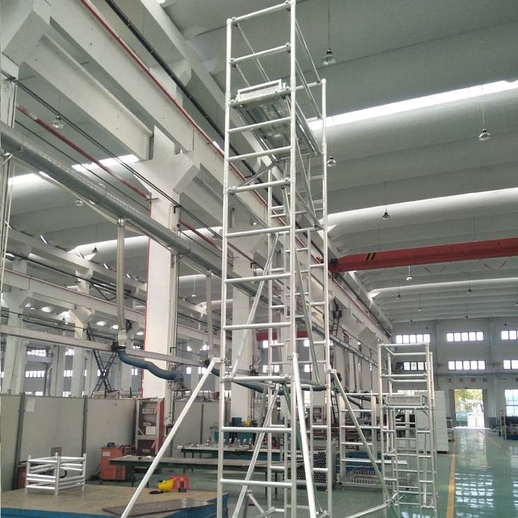 铝合金盘扣脚手架山东综合脚手架发电站维修平台