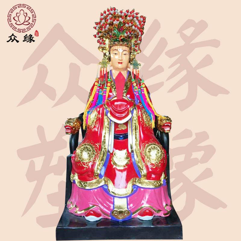 三霄娘娘是谁三霄娘娘佛像桃花娘娘神像送子奶奶塑像
