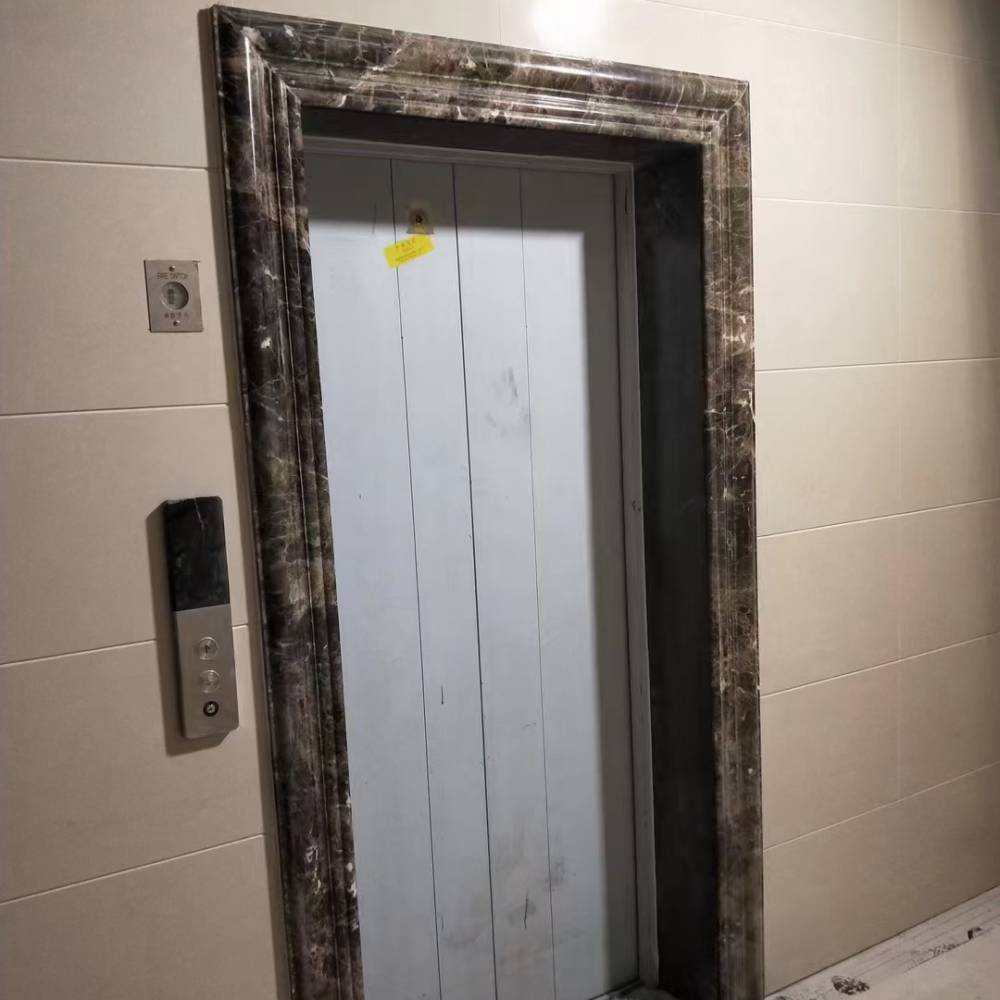 贵州石材电梯门套安装现场