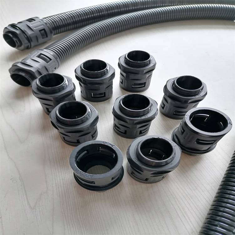 波浪管防水接头345pg29弯角浪盒接头电缆螺纹穿线管价格