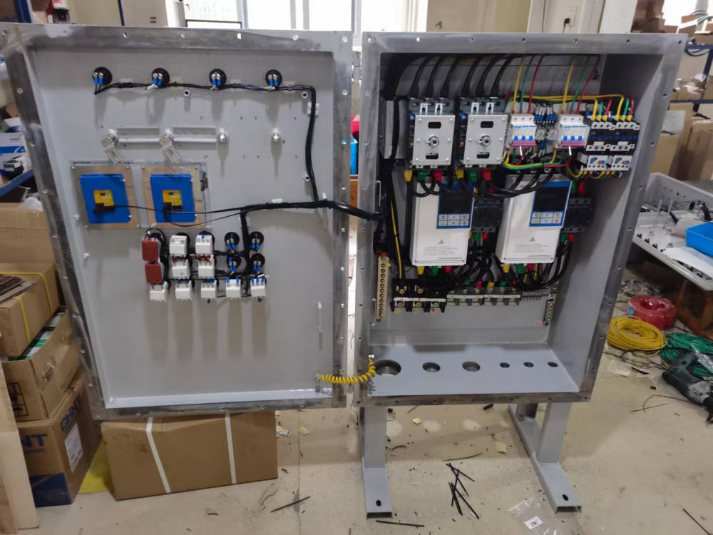 【防爆配电柜照明动力配电箱立式控制变频动力柜钢板焊接iic防爆箱】