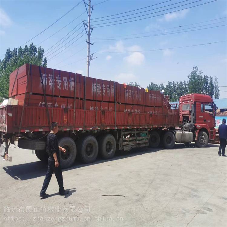 1.4mm厚度竹胶板山东临沂沂南承重力强