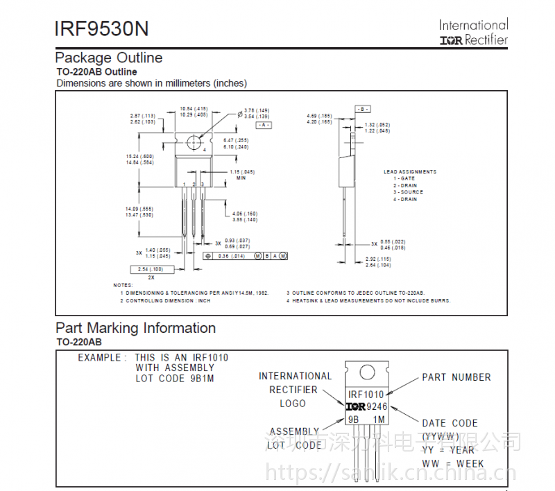 irf9530n工作原理图图片